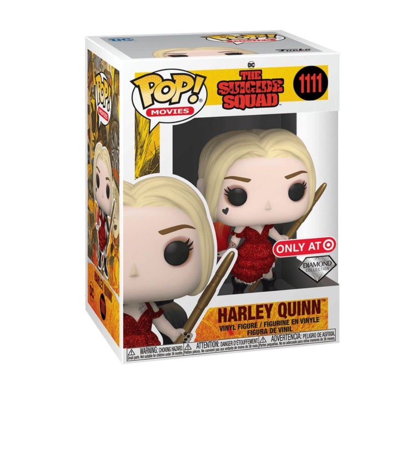 Funko Pop! The Suicide Squad Harley Quinn 1111 Diamond Target Exclusive