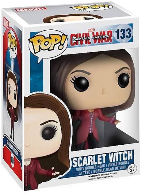 Funko Pop! Scarlet Witch Civil War 133 (Nuevo & Original)