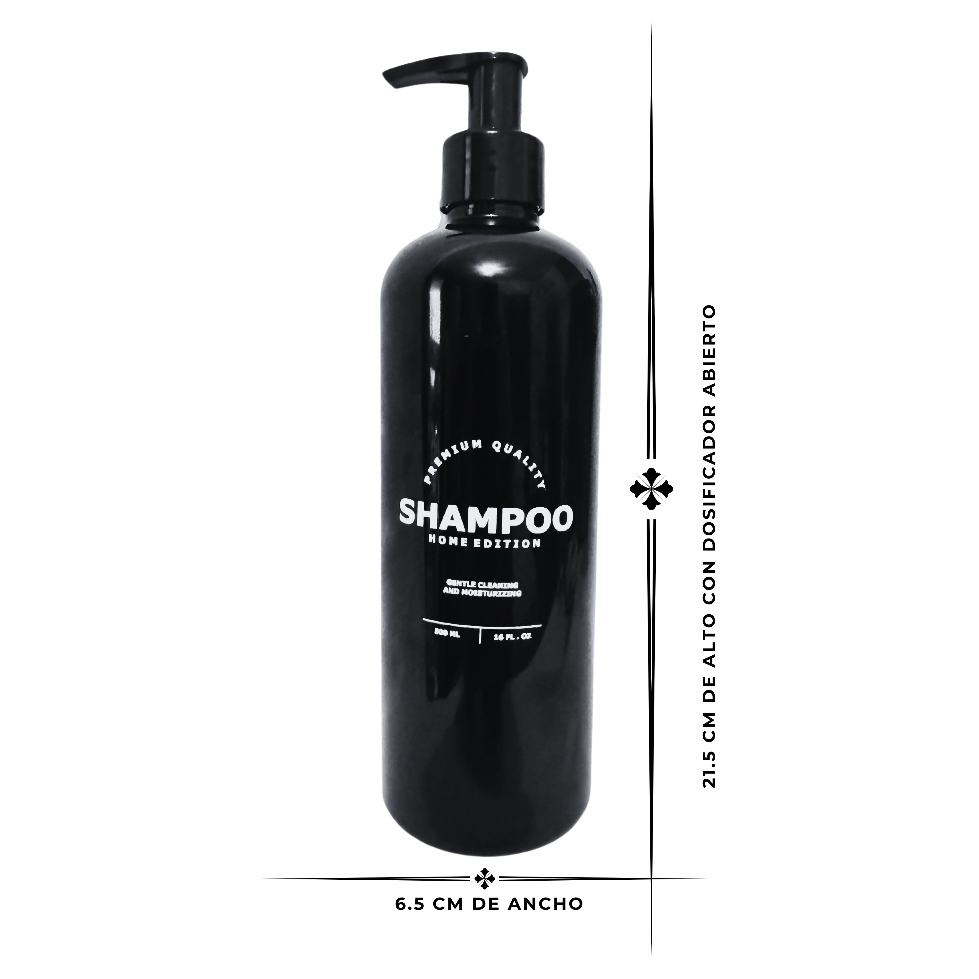 Set de Contenedores Negro con 7 Dispensadores De Líquidos