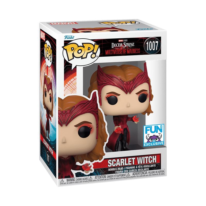 Funko Pop! Doctor Strange in the Multiverse of Madness Scarlet Witch Glow in the Dark Fun Sticker 1007 (Nuevo &amp; Original)
