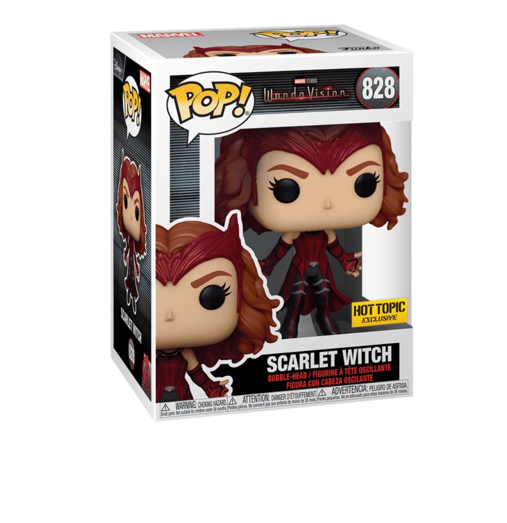 Funko Pop! WandaVision 828 Scarlet Witch Hot Topic Exclusive (Nuevo &amp; Original)